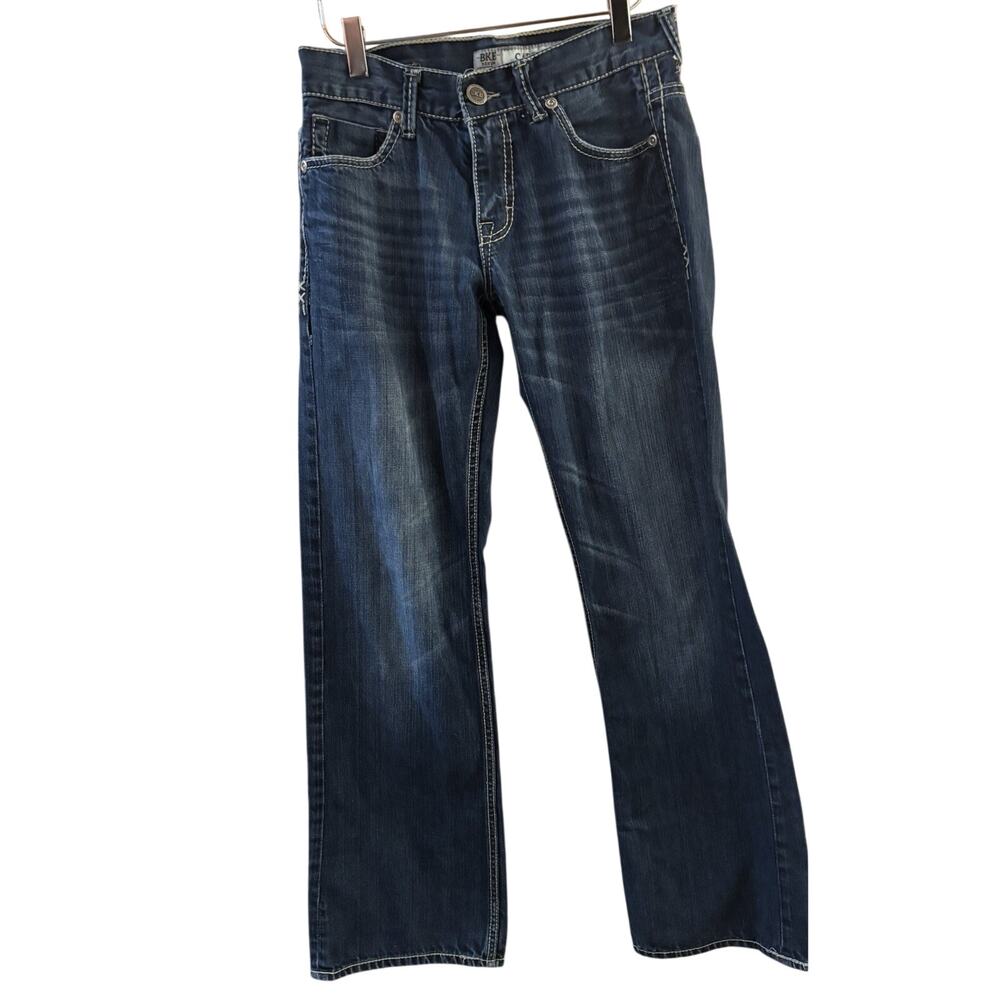 BKE Carter Womens Jeans Sz 29S Stitching Boot Cut Preppy Western Equestrian